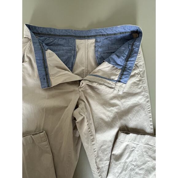 LL Bean Classic Fit Pants Men’s 38x29 Khaki Color - Picture 2 of 4